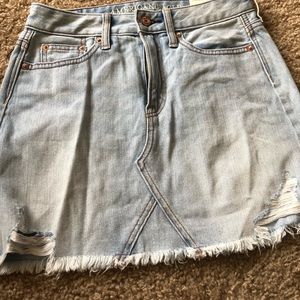 High Rise Mini Skirt